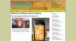 Desktop Screenshot of bergomsag.se